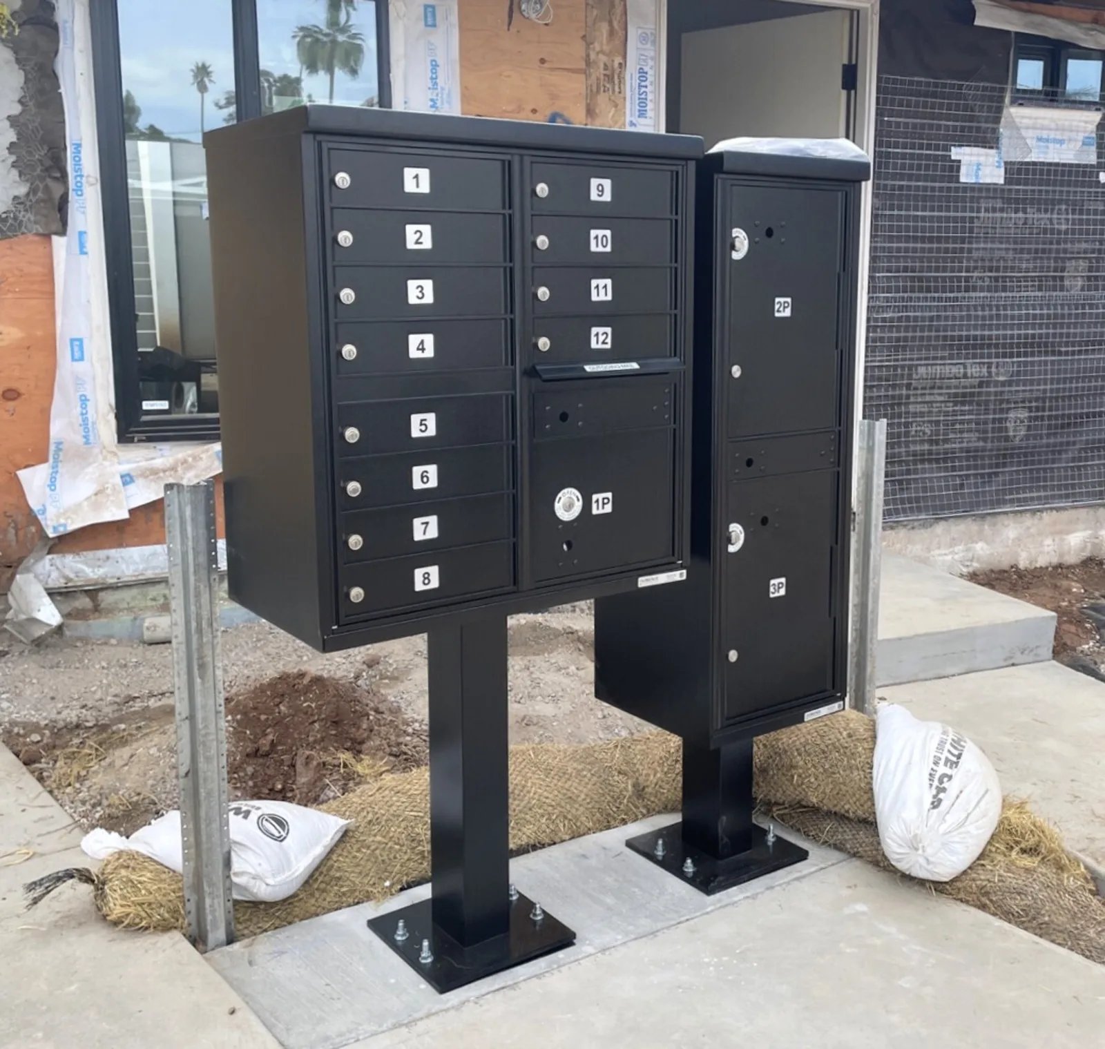 4C wall-mounted mailboxes in San Marcos, CA.