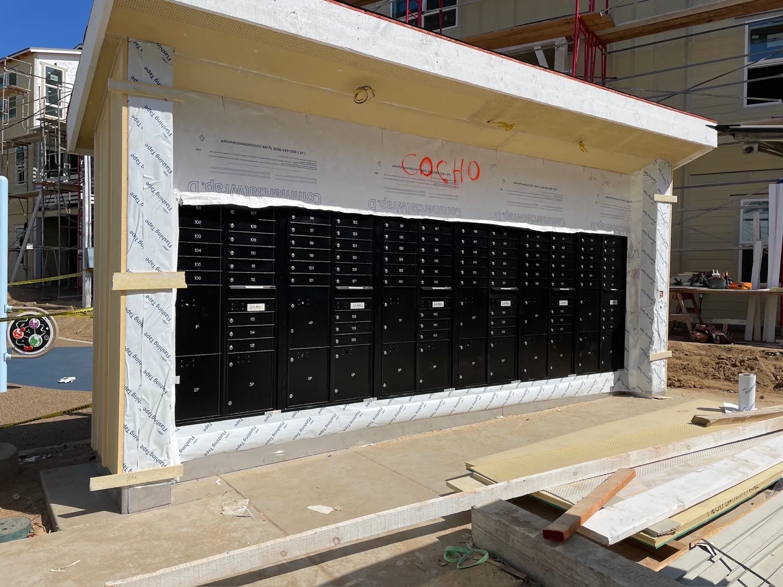 ADA-compliant mailbox installation — San Marcos, CA.