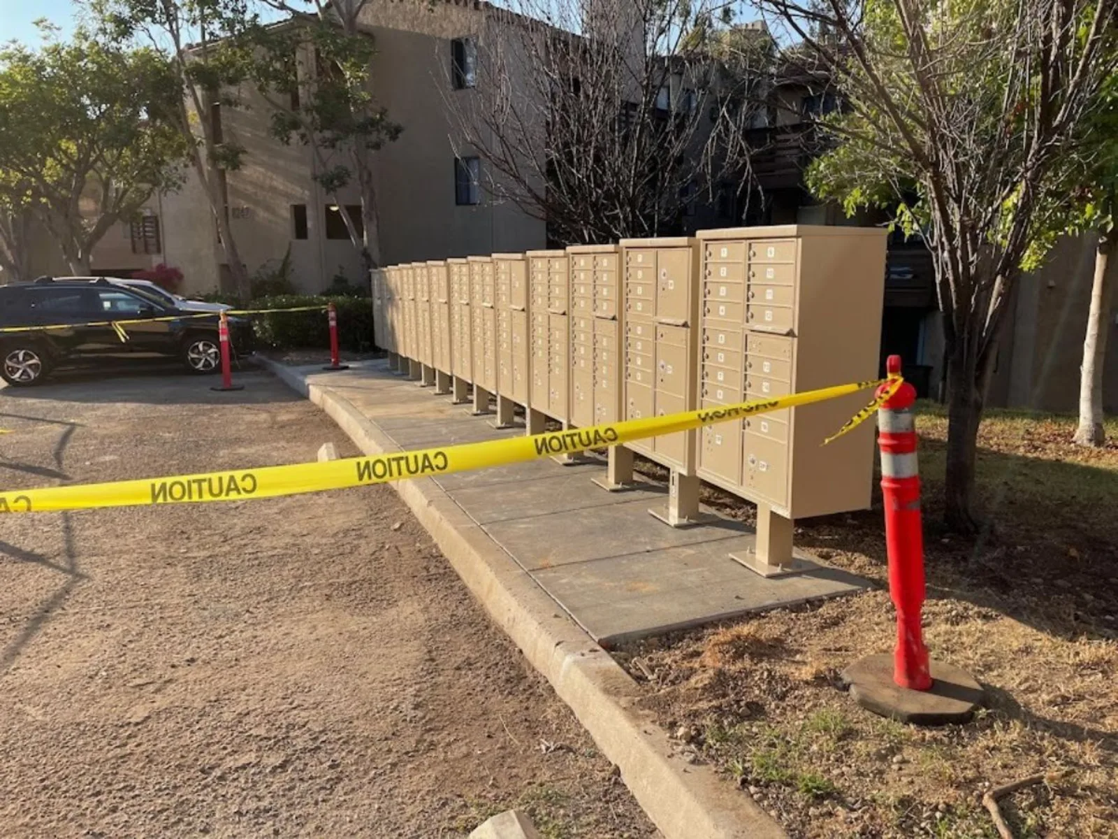 CBU mailbox installation in Riverside County, CA.
