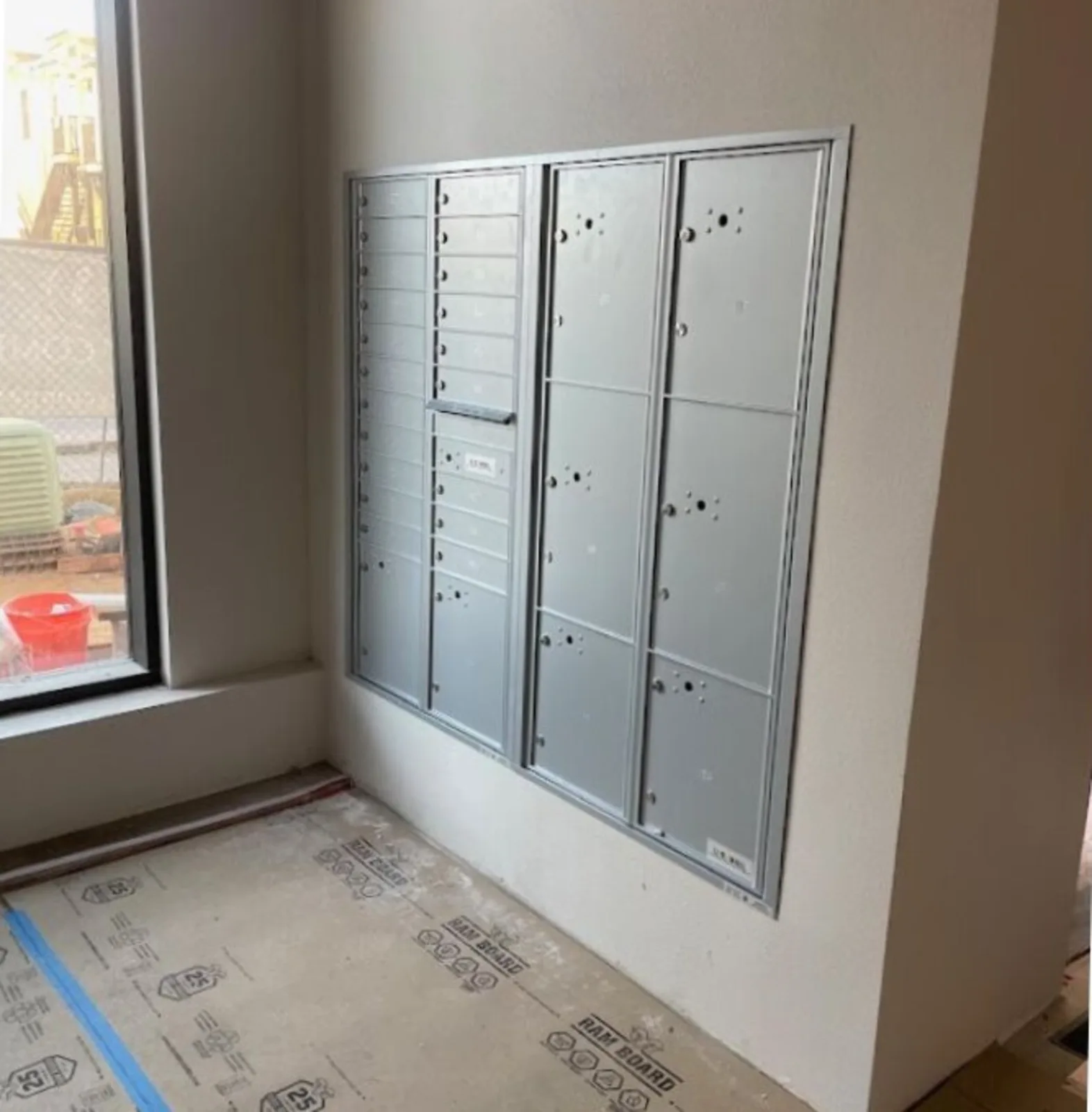 Commercial mailbox installation in Oceanside, CA.